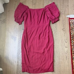 Antonio Melani size 8 burgundy dress